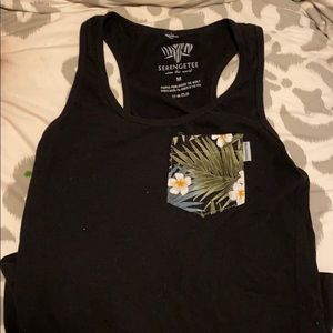 Serengette racerback tank top